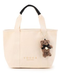 TOCCA 【ぬいぐるみチャーム付き】TOCCA AMICO CANVAS TOTE キャンバストート