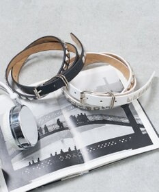 WEGO Lスクエアスタッズ細ベルト