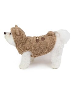 PET PARADISE ペットパラダイス くまちゃん 遠赤外線 綿入ベスト 《チェック柄》小型犬