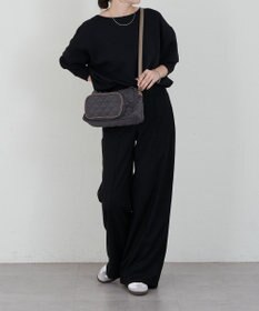 russet 【2025AW新作】キルティング横長2WAYショルダーバッグ(SF-258)