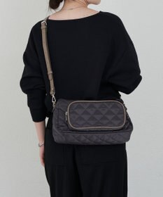 russet 【2025AW新作】キルティング横長2WAYショルダーバッグ(SF-258)