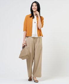 J.PRESS LADIES S 【シーンレスに活躍】コットンスムース シアーデザイン カットソー