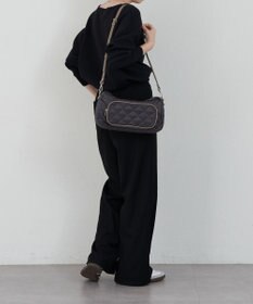 russet 【2025AW新作】キルティング横長2WAYショルダーバッグ(SF-258)