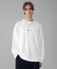 WEGO 【ユニセックス着用ITEM/2点SET/MLサイズ展開】アクセ付きフォトグラフィックプルオーバー