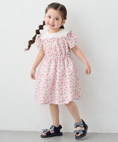 ANY KIDS 【洗濯機可能】オンオフショルダーワンピース