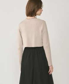 GRACE CONTINENTAL ショートリブニットカーディガン