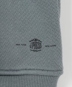 J.PRESS MEN お出かけシーンにも最適【J.PRESS PREMIUM JERSEY】ジャガードリンクス コンビパーカー