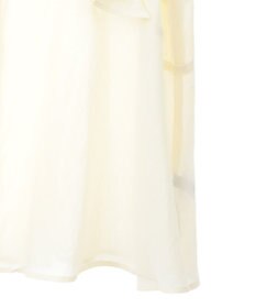 YECCA VECCA シアーラッフルブラウス