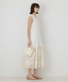 GRACE CONTINENTAL エンブロイダリーワンピース