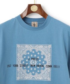 J.PRESS MEN ペイズリーバンダナプリントTシャツ