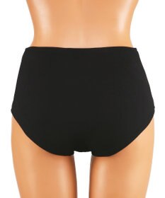 San-ai Resort（三愛水着楽園） WEB限定　ペプラム無地/チェック3点セット水着【Beach Queen（ビーチクイーン）】