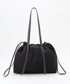 自由区 【カタログ掲載】ドロストトート バッグ ブラック