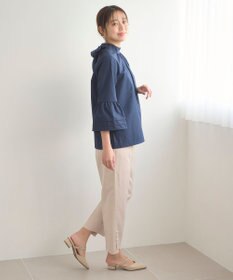 Feroux 【洗える】パールポイントテーパード パンツ