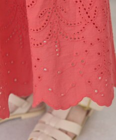 AMERICAN HOLIC アイレット刺繍ティアードスカート