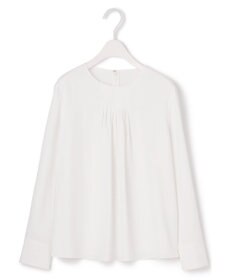 ICB L 【洗える】 ストレッチジョーゼット ブラウス