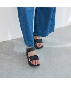 MODE ET JACOMO <noyau>厚底サテンベルクロスポーツサンダル