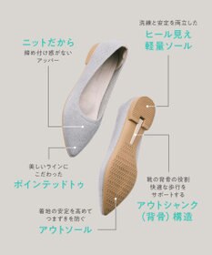 steppi フォルムフィット ポインテッド パンプス