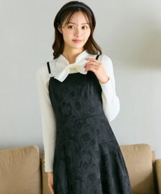 Feroux 【先行予約】リボンタイリブ ニット