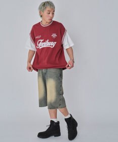 WEGO 【ユニセックス着用ITEM/MLサイズ展開】フェイクタンクグラフィックT（SS）