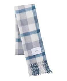 MOONBAT estaa パフィーラメマフラー ビッグチェック／手洗い可