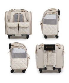 PET PARADISE ペットパラダイス キャスター付き ナチュラル 折り畳みキャリー