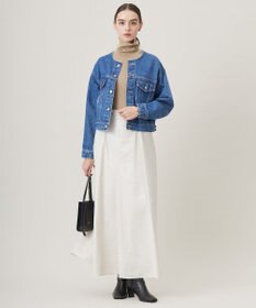 ICB L 【CLASSY.1月号掲載・洗える】ウォーターリサイクルデニム ジャケット