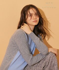 BEIGE， 【WEB限定】ROGAN / クルーネックニット