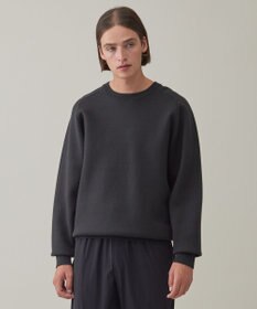 UNFILO MENS 【新色追加】スウェットライク クルーニット [24年秋冬商品]