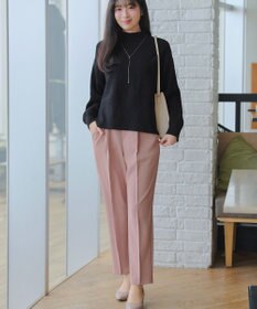 Tiaclasse L 【おのののかさん着用】とろみカラーテーパードパンツ