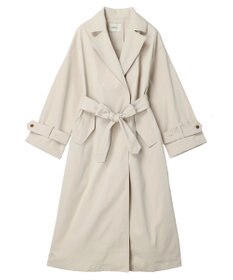 earth music&ecology 着流しロングトレンチ