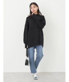 earth music&ecology やわらかタッチハイネックチュニック