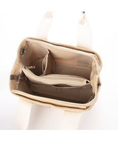 UNBILLION カシュカシュ cachecache / 雑材風テープハンドルパーテーショントート