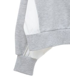 earth music&ecology 異素材ドッキングスウェット