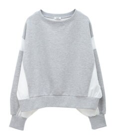 earth music&ecology 異素材ドッキングスウェット