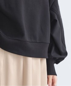 earth music&ecology 異素材ドッキングスウェット