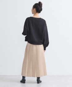 earth music&ecology 異素材ドッキングスウェット