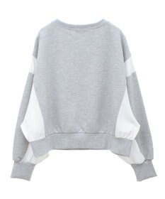 earth music&ecology 異素材ドッキングスウェット