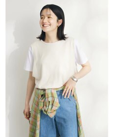 CRAFT STANDARD BOUTIQUE ＳＥＴ　カットプルオーバー＋ニットベスト