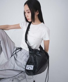 WEGO 【CONVERSE/ユニセックス着用ITEM】別注CONVERSEドローコードショルダーバッグ