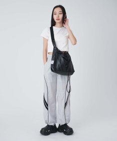 WEGO 【CONVERSE/ユニセックス着用ITEM】別注CONVERSEドローコードショルダーバッグ