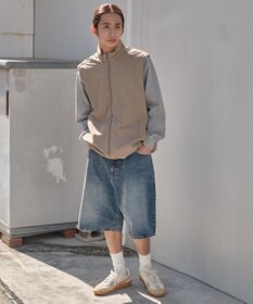 WEGO イージーバギーデニムショーツ