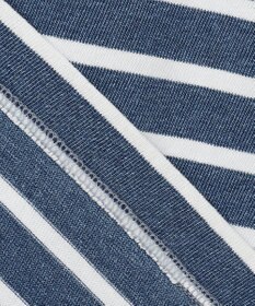 J.PRESS YORK STREET 【UNISEX】インディゴボーダーロングTシャツ