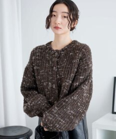 WEGO ミックスブークレ2WAYカーディガン