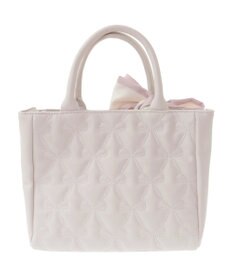 Maison de FLEUR スカーフ付きリボンキルティング2Wayトート
