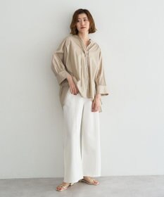 YECCA VECCA 【ORGABITS】5分袖スキッパーシャツ