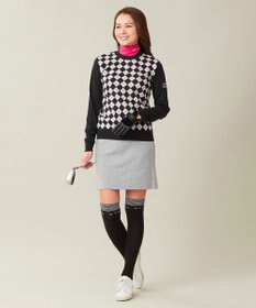 23区GOLF 定番あたたかインナー【WOMEN】エニワイズ無地 カットソー