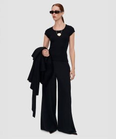 JOSEPH コットンリブ　トップ