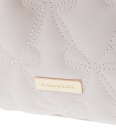 Maison de FLEUR スカーフ付きリボンキルティング2Wayトート