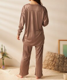 OP／FILA 【FILA】犬や猫の毛がつきにくいルームウェア上下セット/長袖