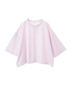 AMERICAN HOLIC ピグメント加工ミニ裏毛半袖プルオーバー